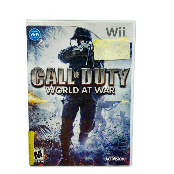 Nintendo Wii Call of Duty World at War Video Game Complete With Manual Tested - Picture 1 of 8